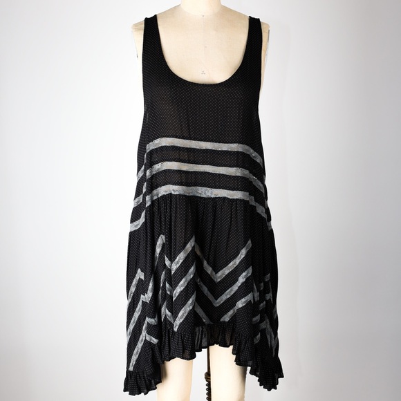 Intimately Free People Voilé&Lace Trapeze Tank SM - Picture 1 of 4